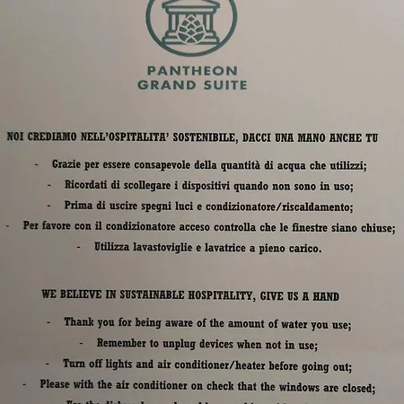 Pantheon Grand Suite Rome Exterior photo